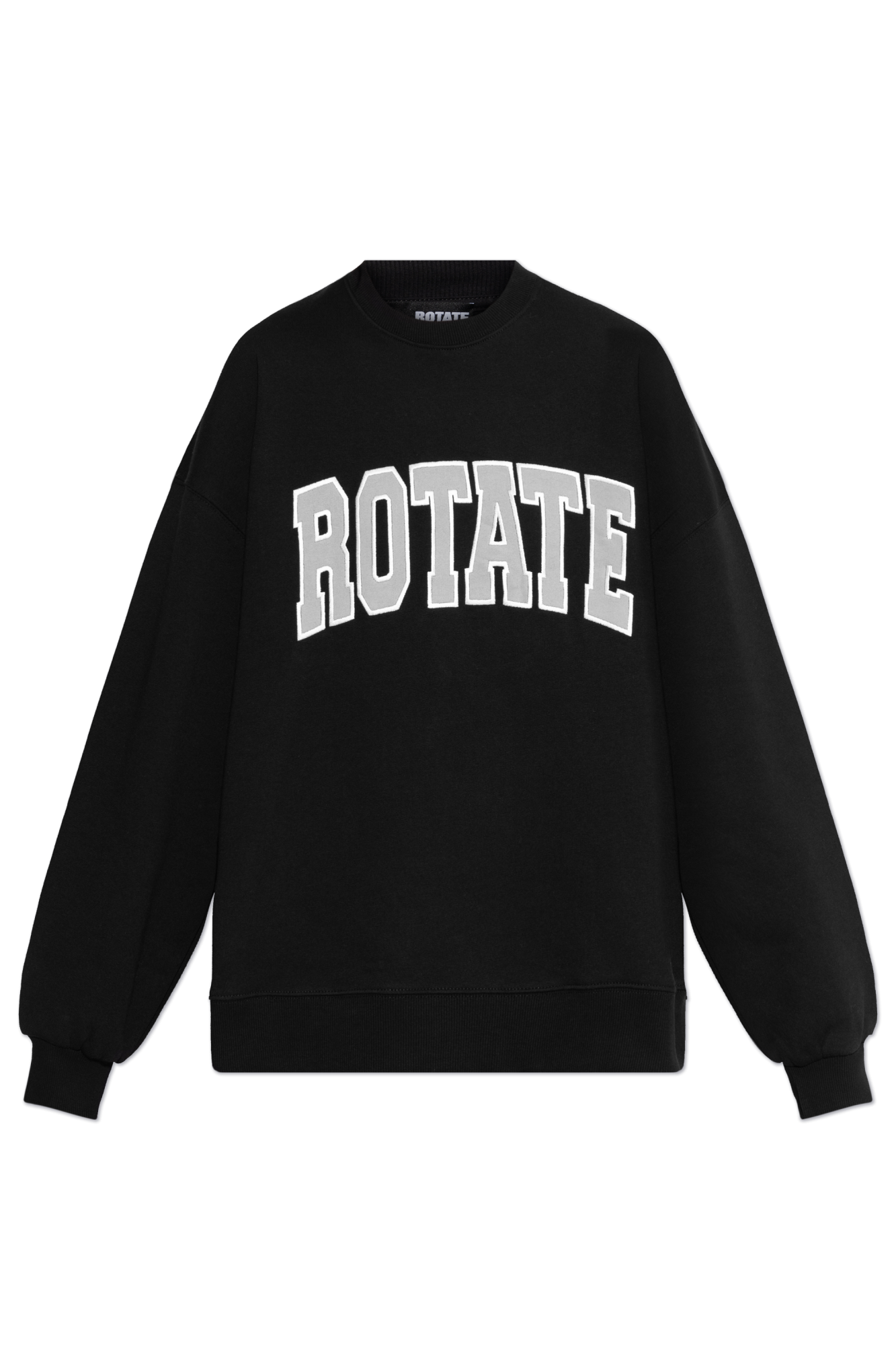 その他 ROTATE SS23 SWEATSHIRT WITH LOGO (1001151979_17-2435) Black Sweatshirt with logo ROTATE - Vitkac AS